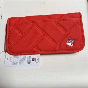Lug Tango Matte Luxe VL Travel RFID Wallet -PAPAYA